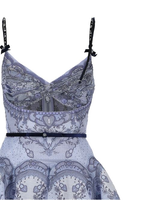 Abito corto ZIMMERMANN | 2352DR251BLUE LACE PRINT